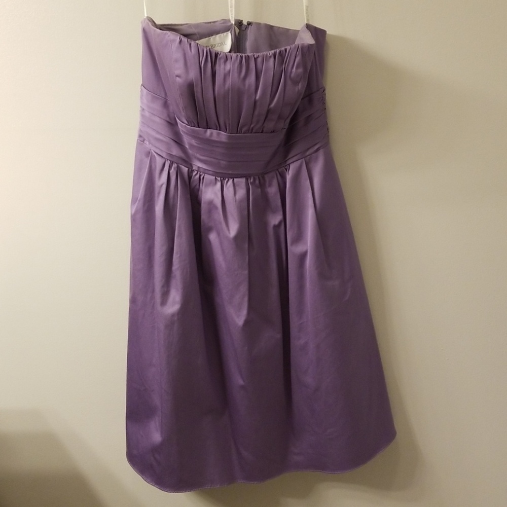 Lavender bridesmaid dress